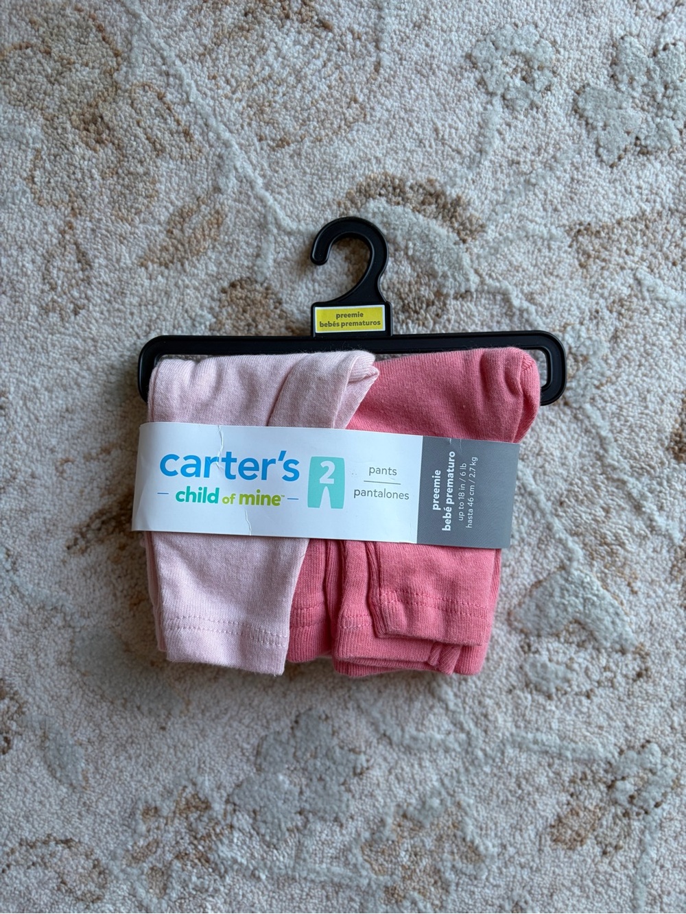 Carter's Preemie Baby Leggings 2-Pack